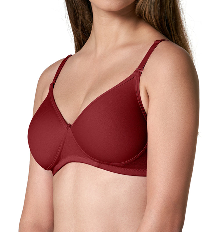blossom-well mould-maroon3-thick padded-padded bra