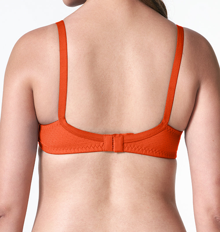 Lovely Pad - Lightly Padded Lace Trim Cotton Bra