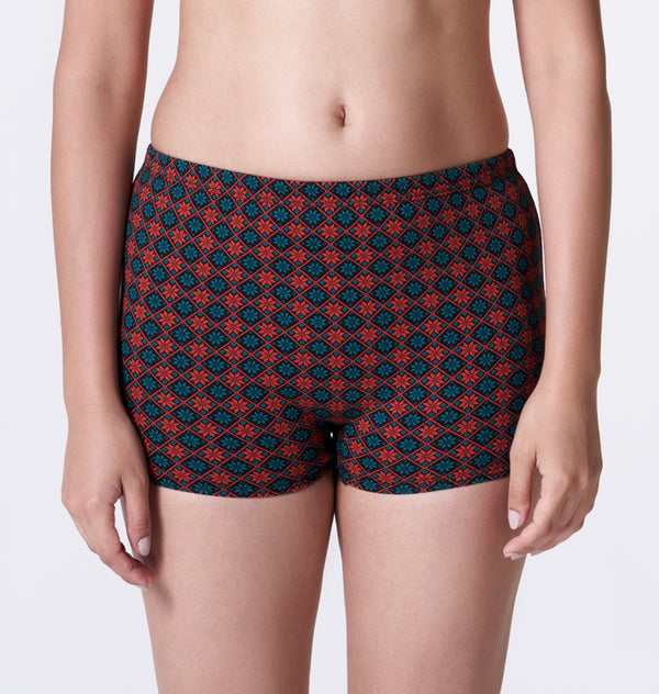 blossom-printed shortly(pack of 3)-assorted6-Shorts-panty