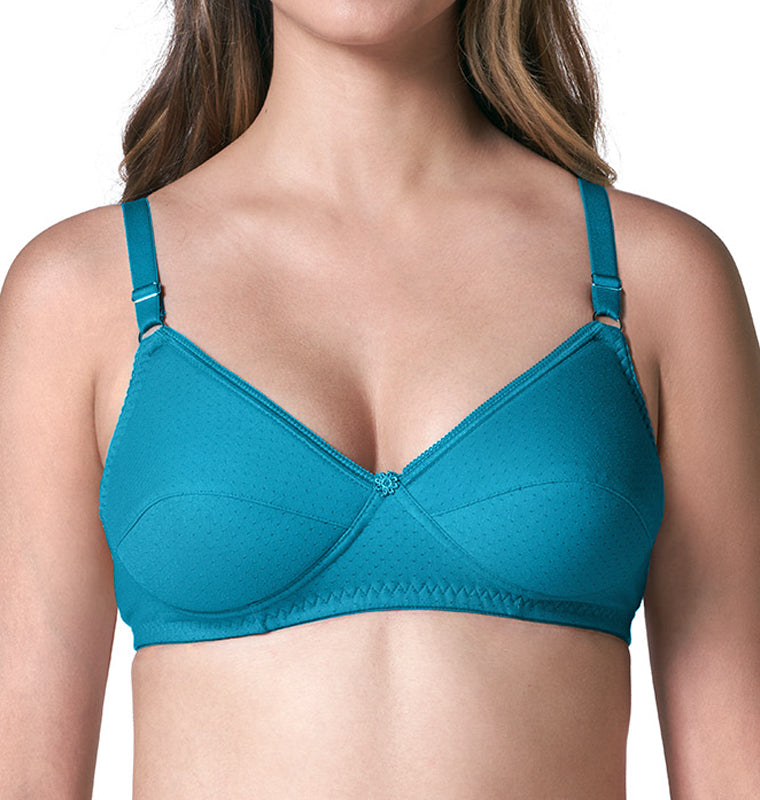 blossom-lovely pad bra-blue1-foam padded-padded