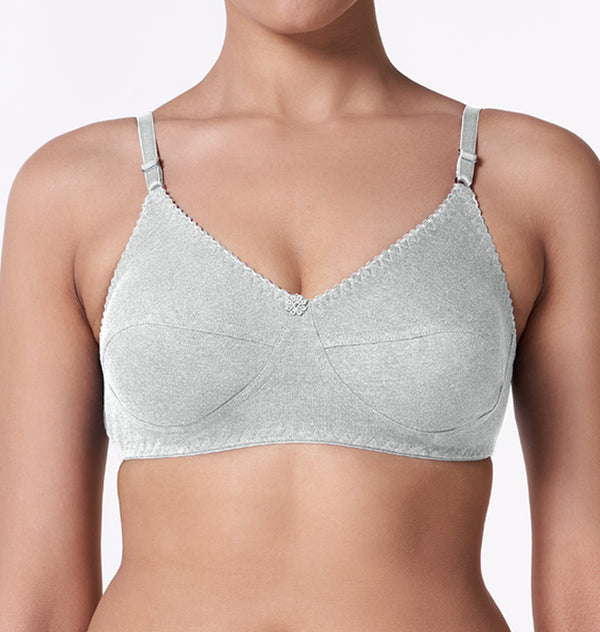 blossom-winners bra-melange grey1-Knitted-everyday bra