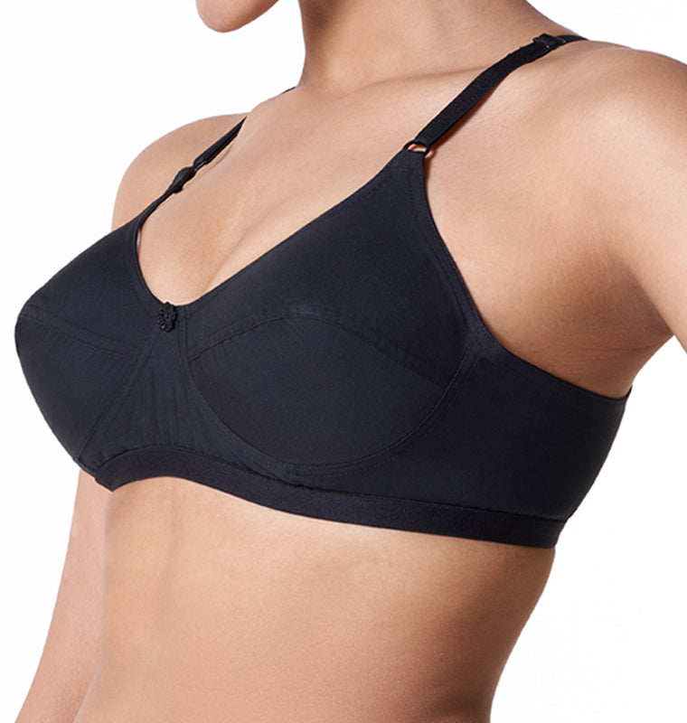 blossom-a6 thin-black2-Woven Cotton-everyday bra