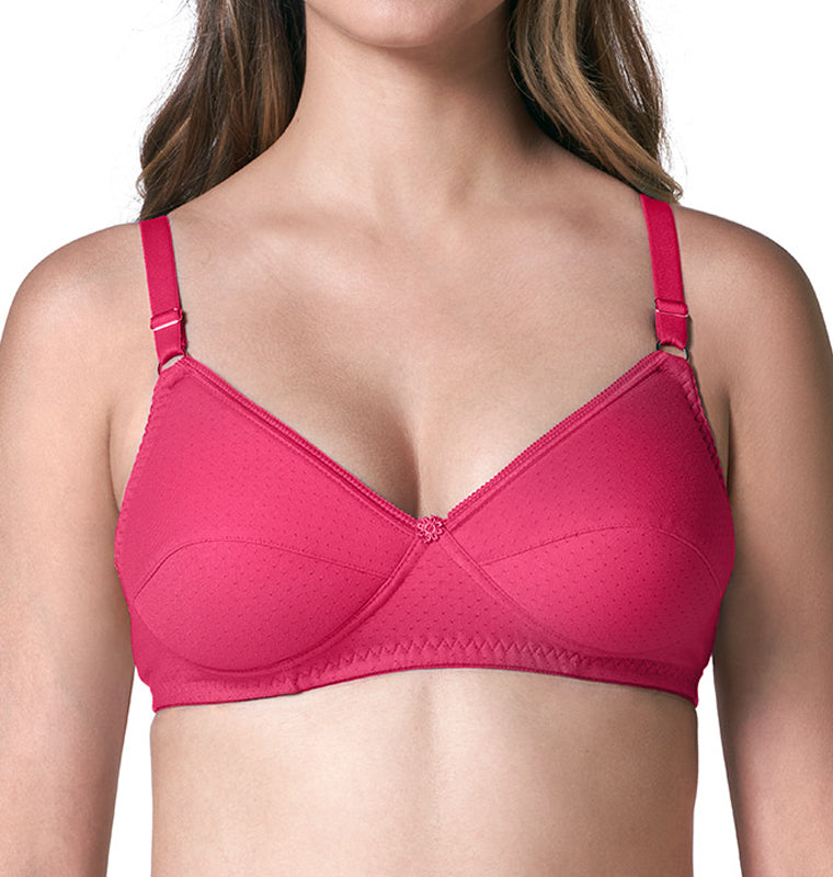 blossom-lovely pad bra-peach1-foam padded-padded