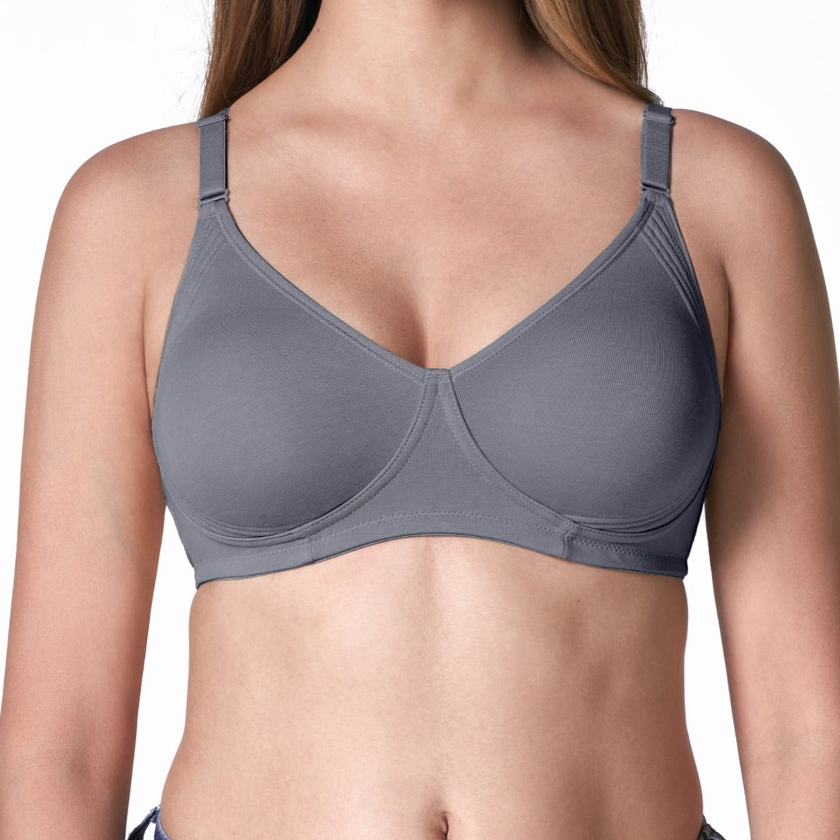 blossom-encircle bra-silver grey1-support bra