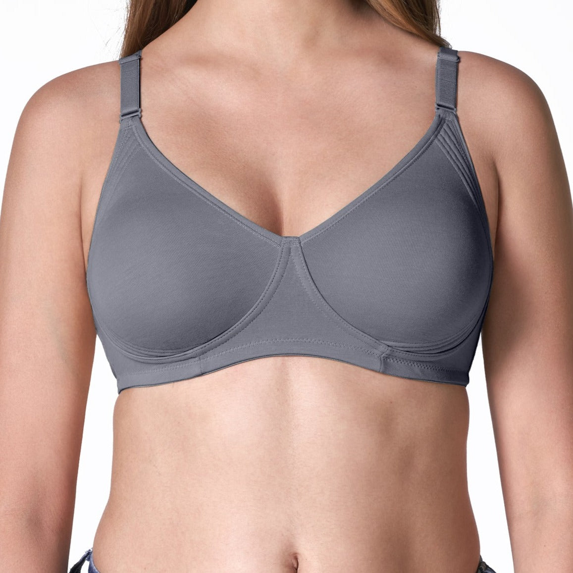 blossom-encircle bra-silver grey5-support bra
