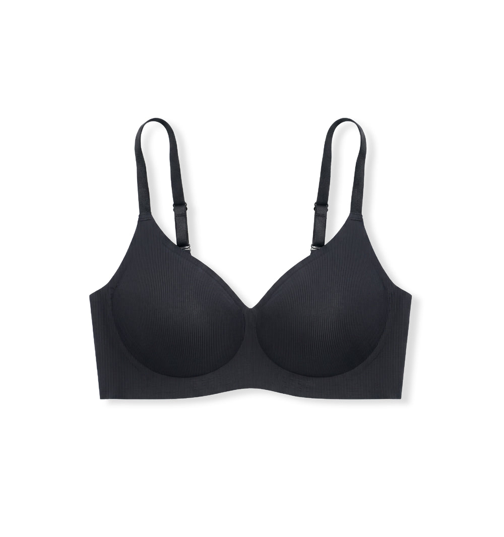 BL BN B 61 - Medium Coverage Seamless Bra with Removable Padded Cups and Bonded Underband Support