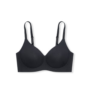 BL BN B 61 - Medium Coverage Seamless Bra with Removable Padded Cups and Bonded Underband Support