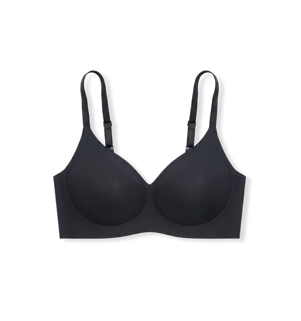 BL BN B 61 - Medium Coverage Seamless Bra with Removable Padded Cups and Bonded Underband Support