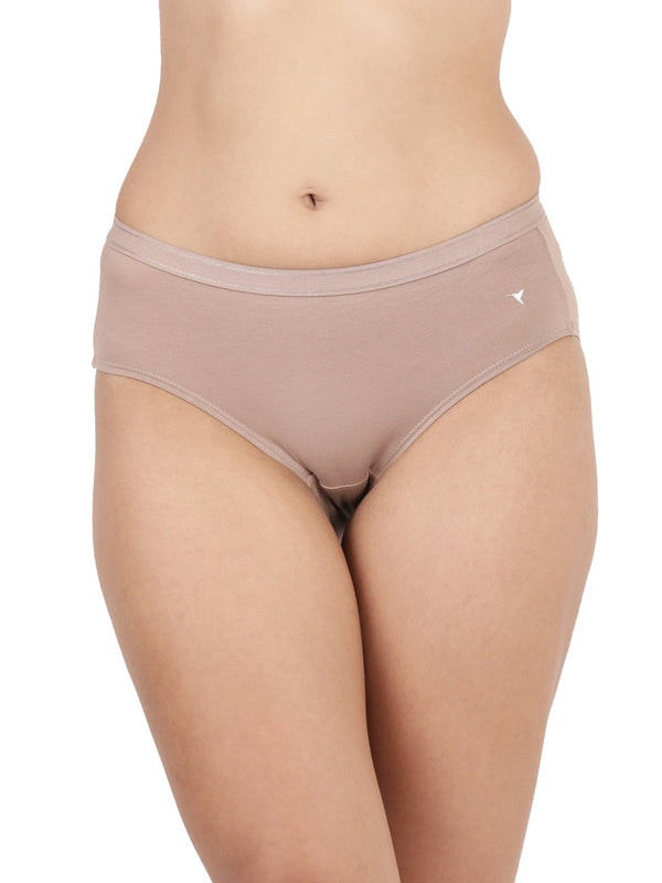 Whisper Panty - Full Coverage with Outer Elastic Soft Cotton Panty Pack of 3