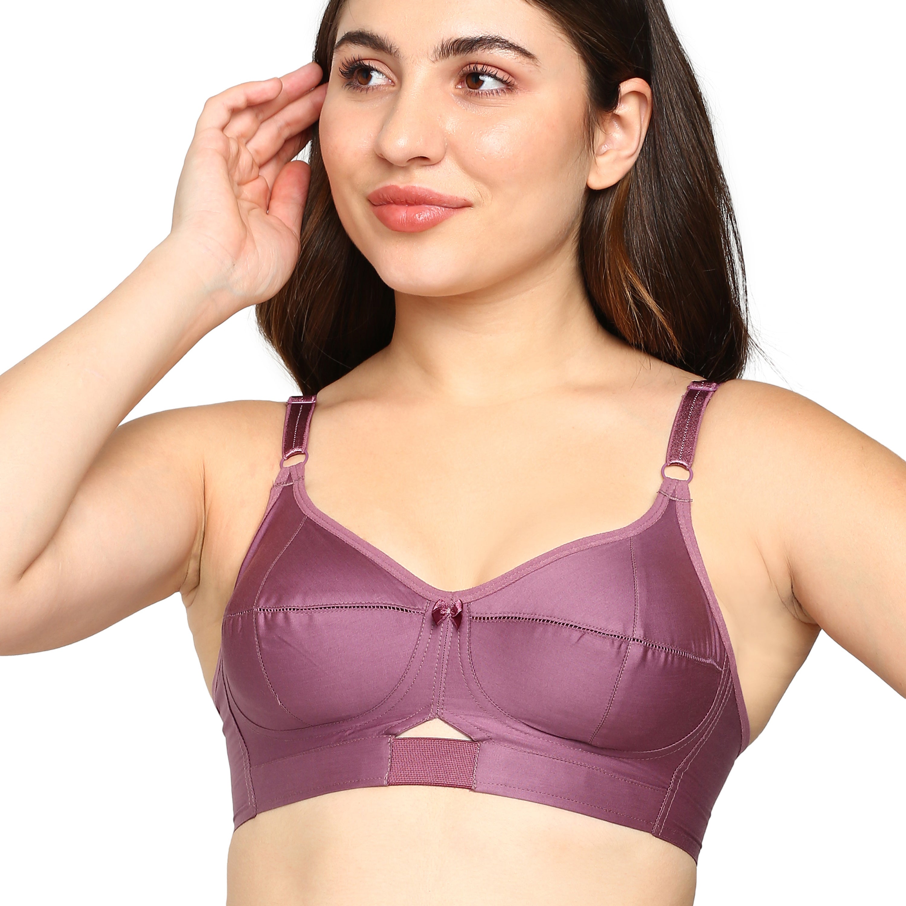 blossom-full moon bra-mauve1-woven cotton-everyday