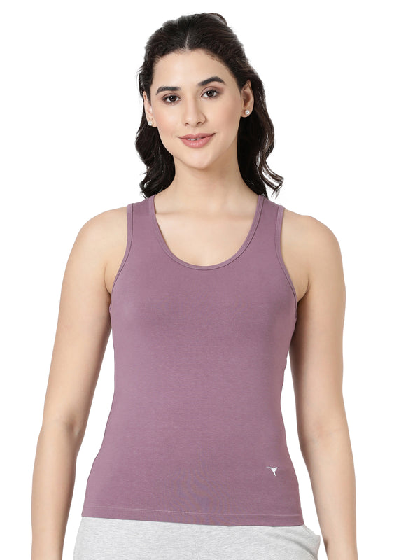 Racer Back Tank Top - Cotton Spandex Comfort Wear