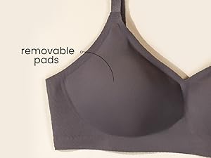 Glossy Pad - Seamless Bonded Full Coverage Bra With Removable Pads For Support And Invisible Look