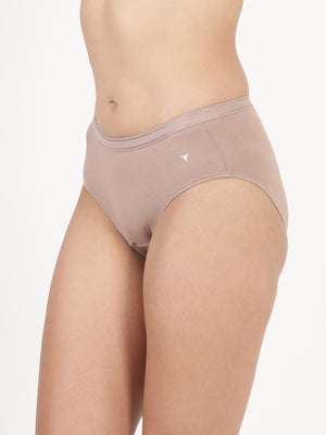 Whisper Panty - Full Coverage with Outer Elastic Soft Cotton Panty Pack of 3