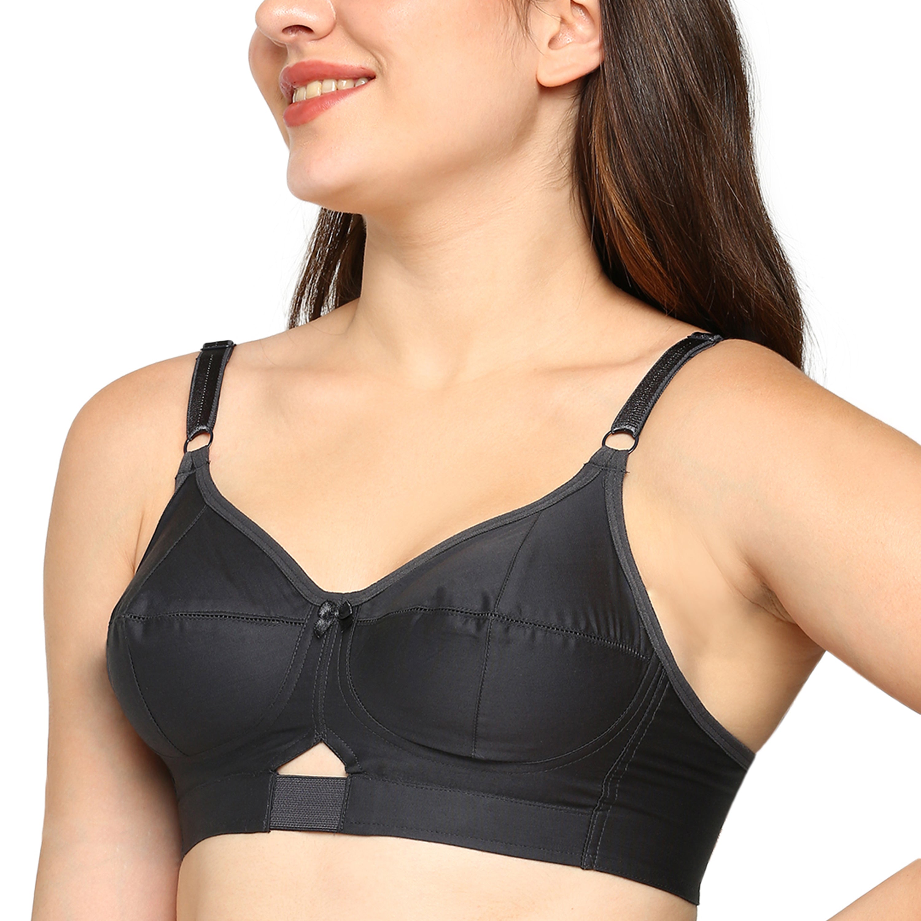 blossom-full moon bra-black2-woven cotton-everyday