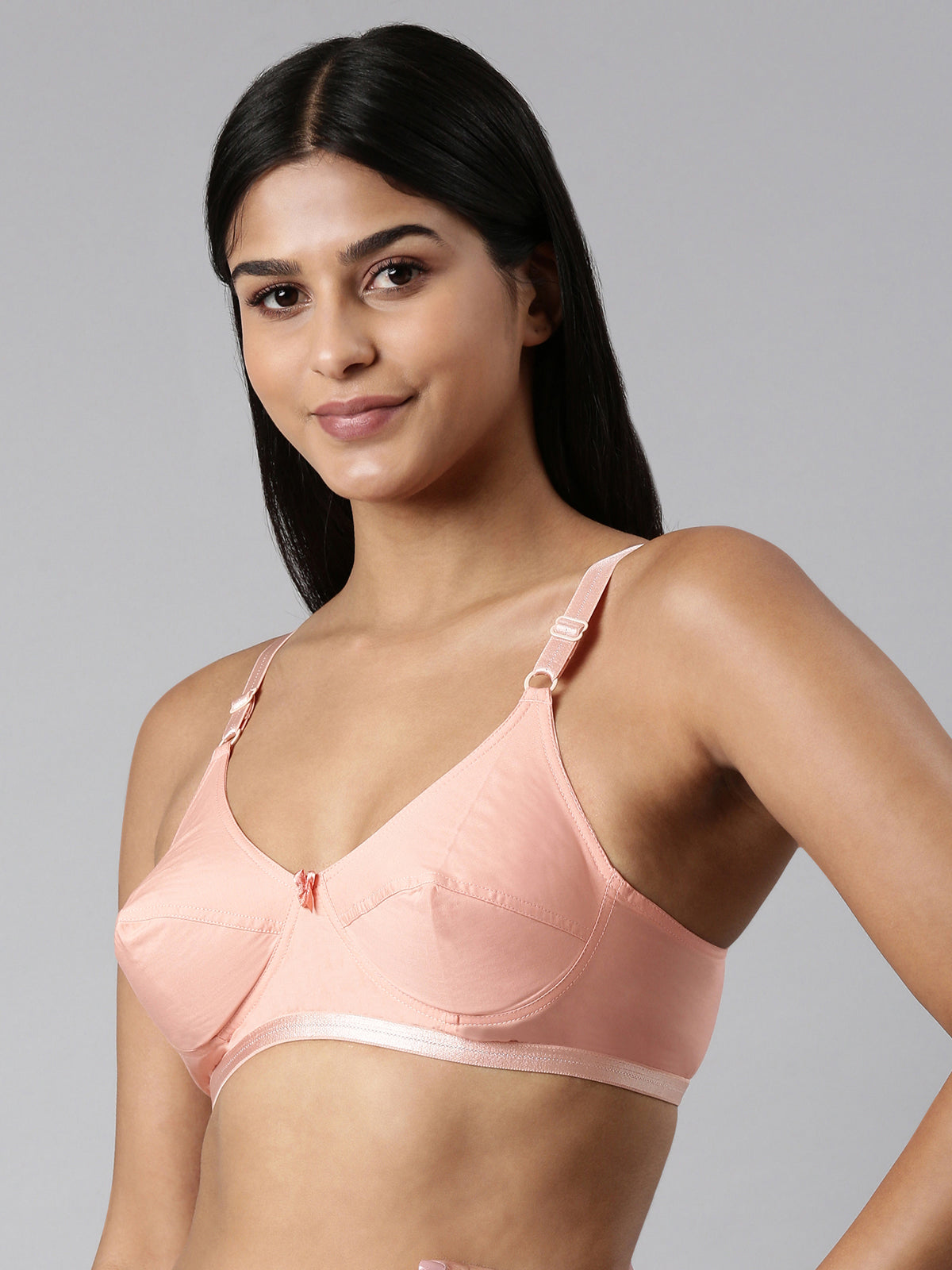 blossom-a6 thin-pink3-Woven Cotton-everyday bra