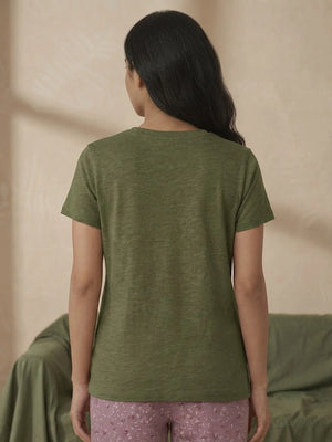 BL LW T 11 - Relaxed Lounge Fit - 100% Cotton Slub Lightweight Fabric with Classic Round Neckline
