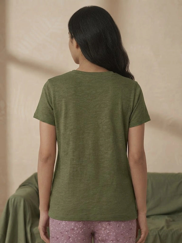 BL LW T 11 - Relaxed Lounge Fit - 100% Cotton Slub Lightweight Fabric with Classic Round Neckline