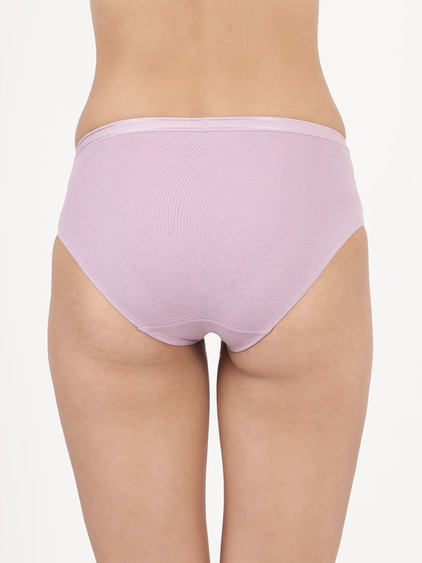 Whisper Panty - Full Coverage with Outer Elastic Soft Cotton Panty Pack of 3