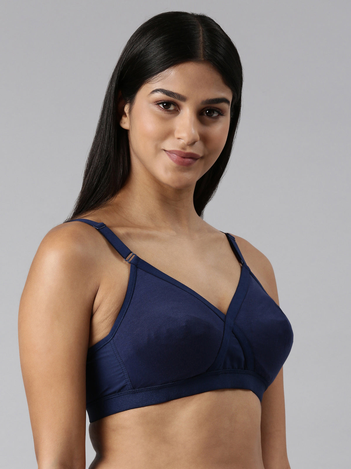 blossom-cotton cross-navyblue3-Woven knitted-supportbra