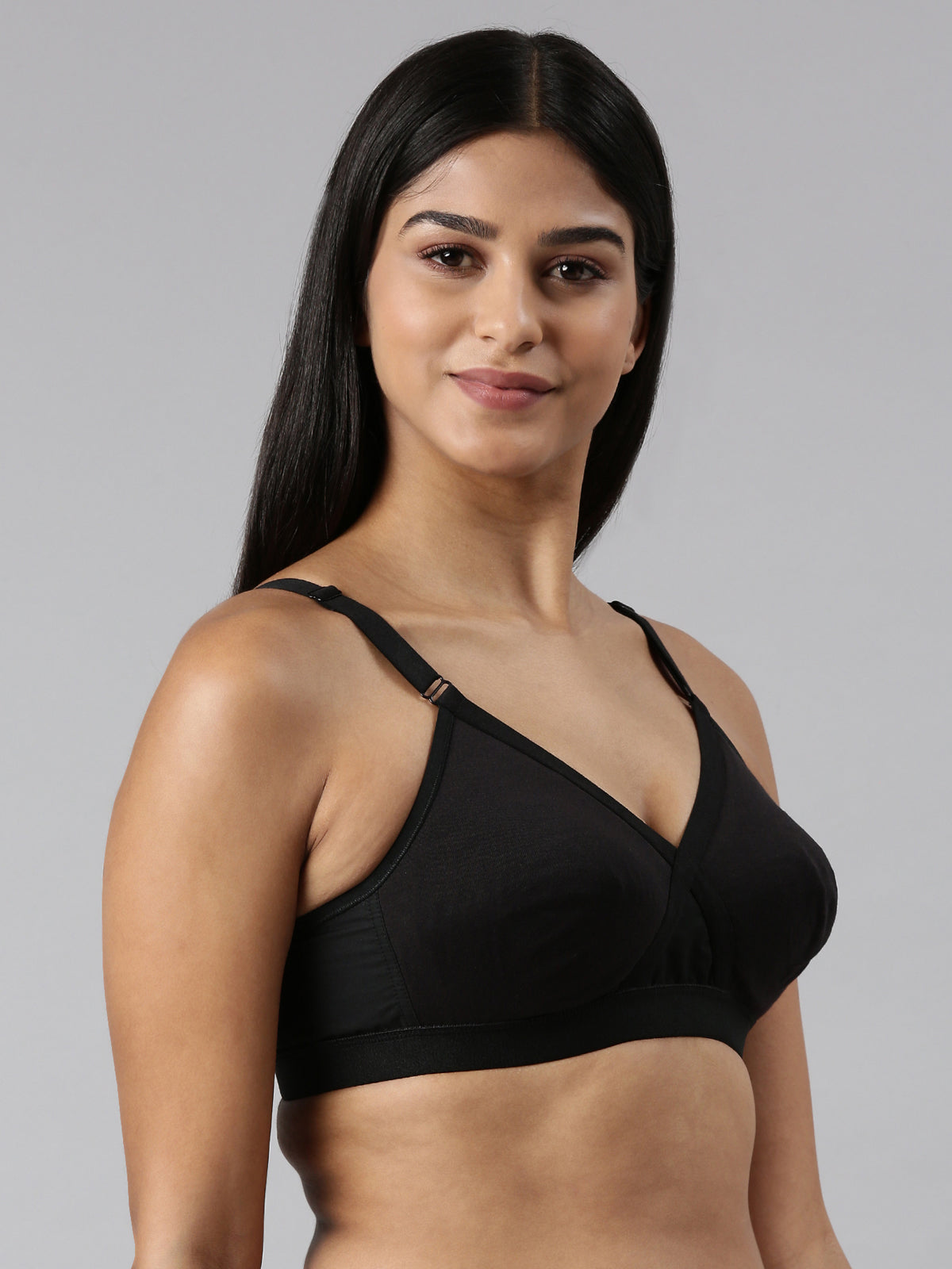 blossom-cotton cross-black3-Woven knitted-supportbra
