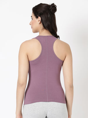 Racer Back Tank Top - Cotton Spandex Comfort Wear