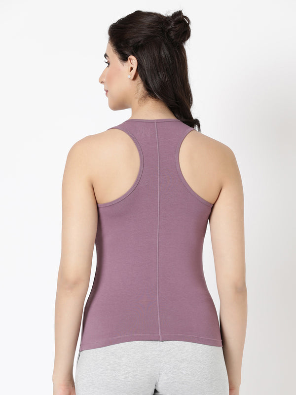 Racer Back Tank Top - Cotton Spandex Comfort Wear