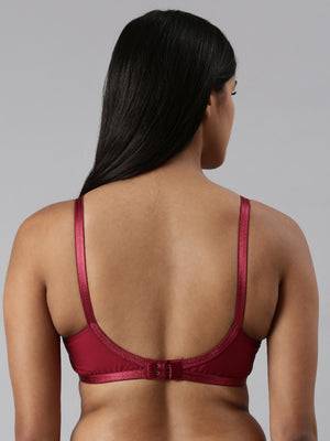 blossom-a6 thin-maroon5-Woven Cotton-everyday bra