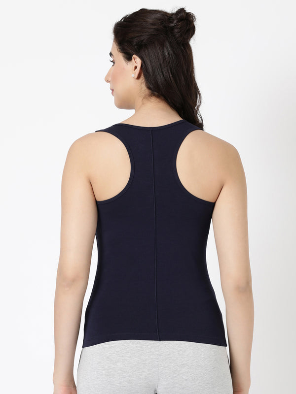 Racer Back Tank Top - Cotton Spandex Comfort Wear