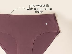 Love Bond - Bonded Seam Polyamide Panty With Mid Waist And Cotton Gusset Lining