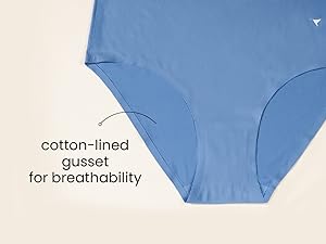 Full Bond - Bonded Seam Polyamide Panty With High-Waist And Cotton Gusset lining