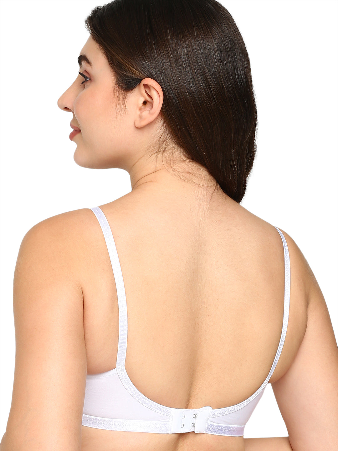 Care U - Post-Surgery Cotton Bra with Foam Inserts, Full Coverage & U-Back Support