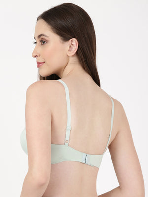 Aura Pad - Bonded, medium-padded seamless bra with gentle lift and side support