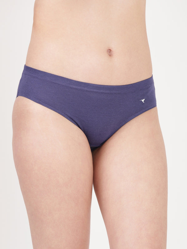 Bamboo Panty Pack Of 3 - Soft Bamboo Cotton Panty With Moisture Wicking, Antibacterial Comfort