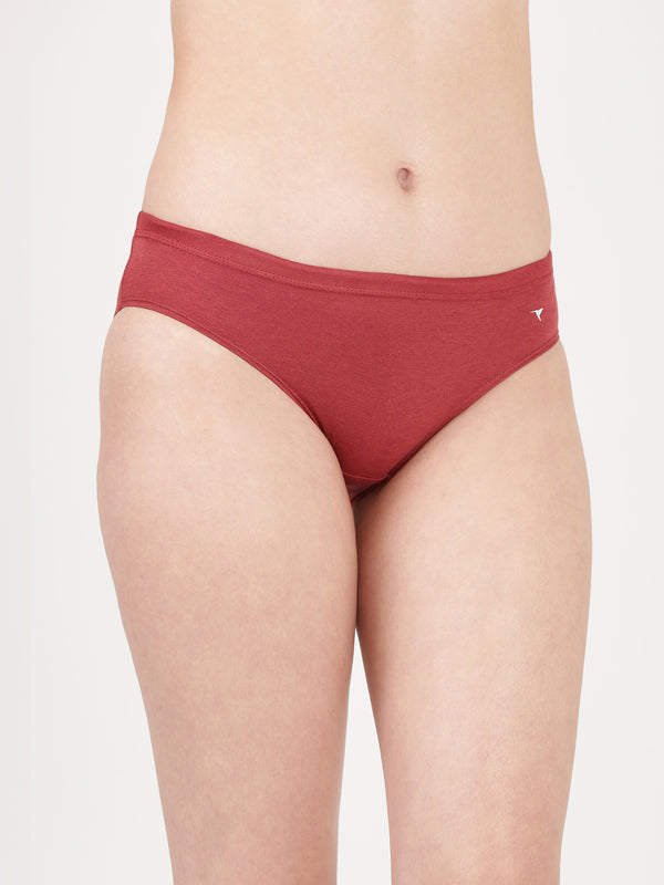 Bamboo Panty Pack Of 3 - Soft Bamboo Cotton Panty With Moisture Wicking, Antibacterial Comfort