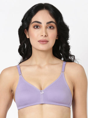 Be Positive- Everyday Cotton-Poly Bra With Gentle Support