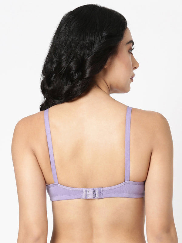 Be Positive- Everyday Cotton-Poly Bra With Gentle Support