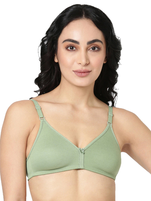 Be Positive- Everyday Cotton-Poly Bra With Gentle Support