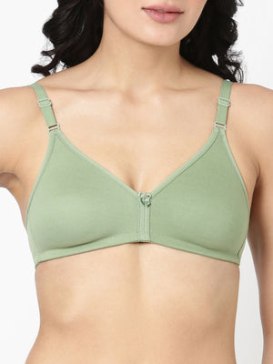 Be Positive- Everyday Cotton-Poly Bra With Gentle Support