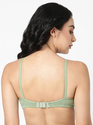 Be Positive- Everyday Cotton-Poly Bra With Gentle Support