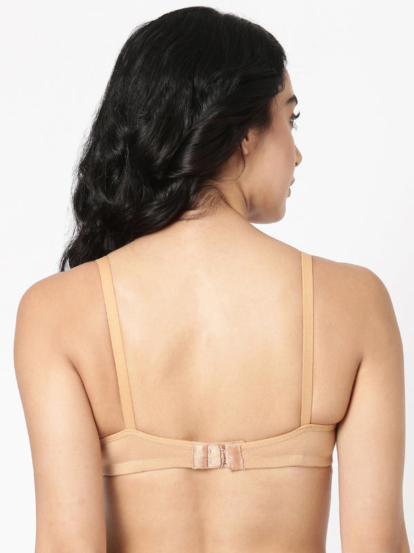 Be Positive- Everyday Cotton-Poly Bra With Gentle Support