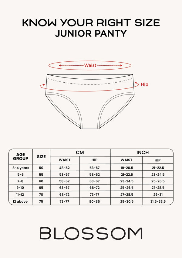 Kids Panty - Doodle Bloomer Panty Pack Of 3