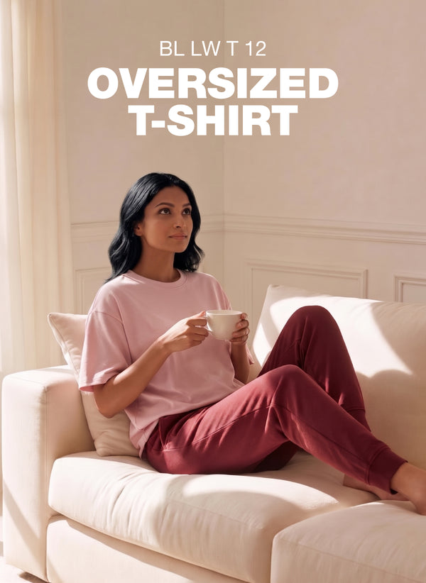 BL LW T 12 - Round Neck Oversized T-Shirt for Everyday Comfort