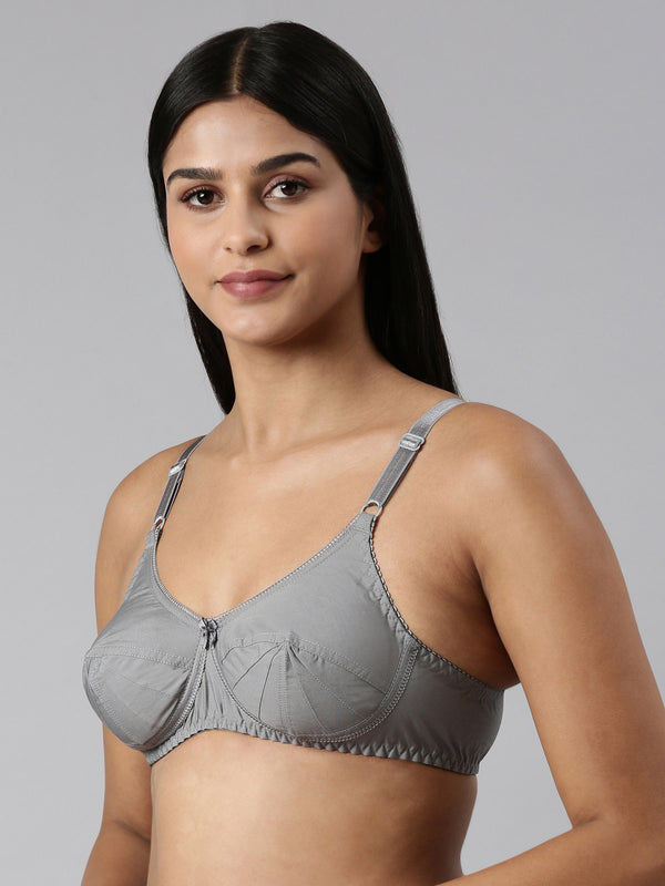 blossom-saree bra-dark-grey-3-woven cotton-everyday