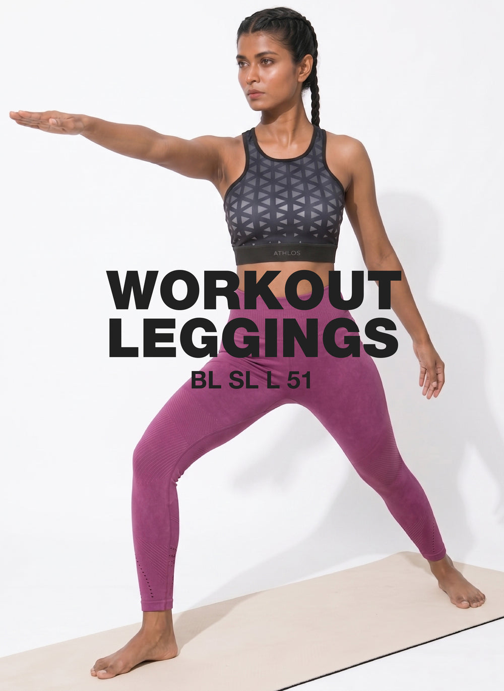 BL SL L 51 - Lightweight seamless waistband with a body-hugging stretch fit for support during gym workouts, yoga & running
