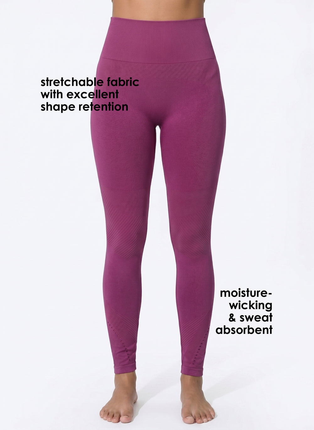 BL SL L 56 - Seamless High Waistband with a Body-hugging Stretch Fit for Support During gym workouts, yoga & running