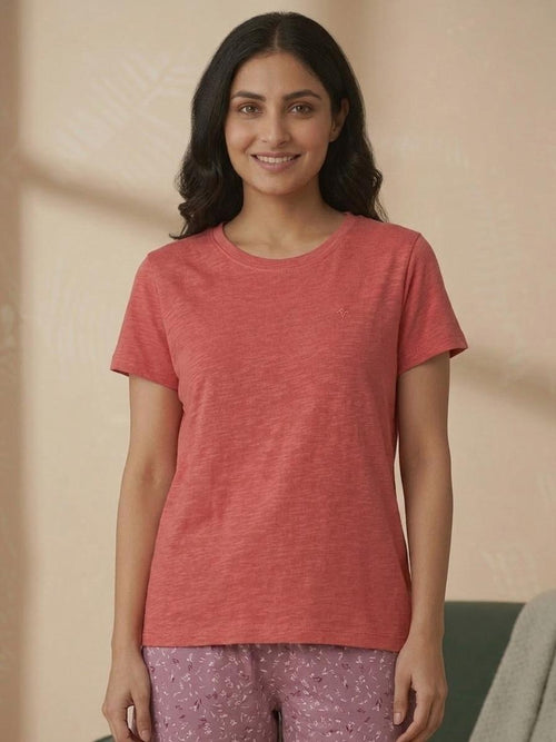 BL LW T 11 - Relaxed Lounge Fit - 100% Cotton Slub Lightweight Fabric with Classic Round Neckline