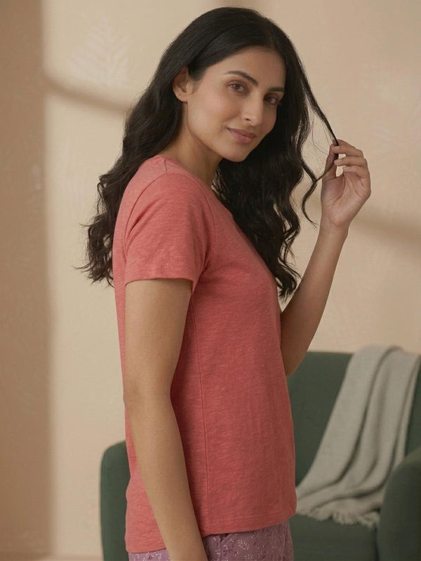 BL LW T 11 - Relaxed Lounge Fit - 100% Cotton Slub Lightweight Fabric with Classic Round Neckline