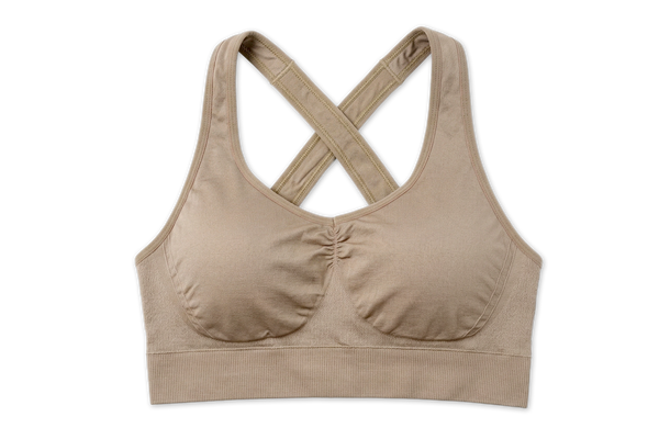 BL SL B 52 -Seamless stretchable fabric with a broad underband for support and a no-slip racerback design