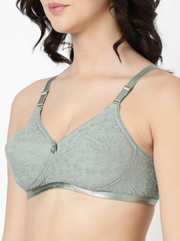 Bridal Foam - Elegant Cotton Support Bra For Brides