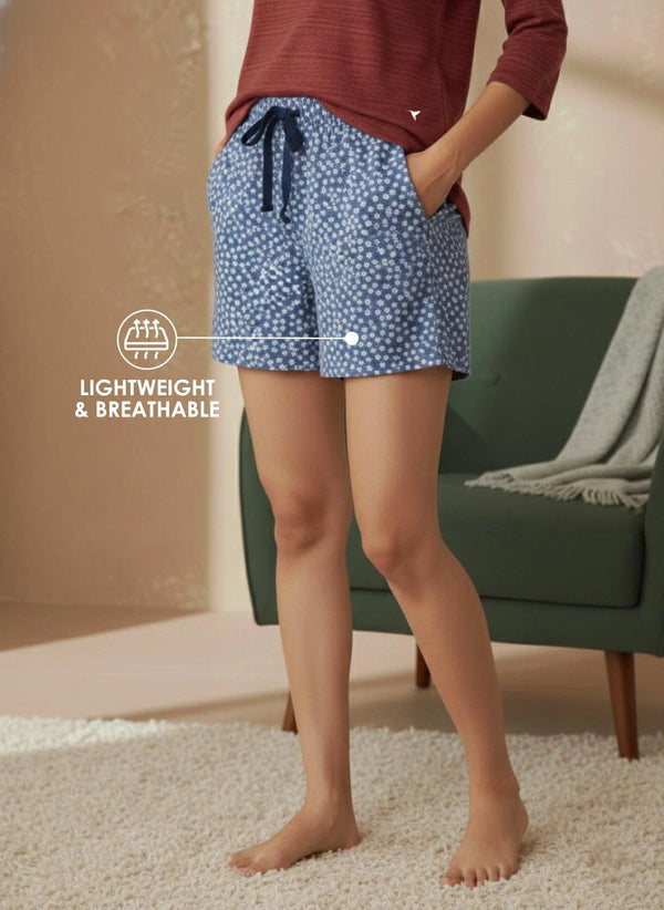 BUYBLOSSOMCOMFORTLOUNGEFLOWYSHORTSBLUE3